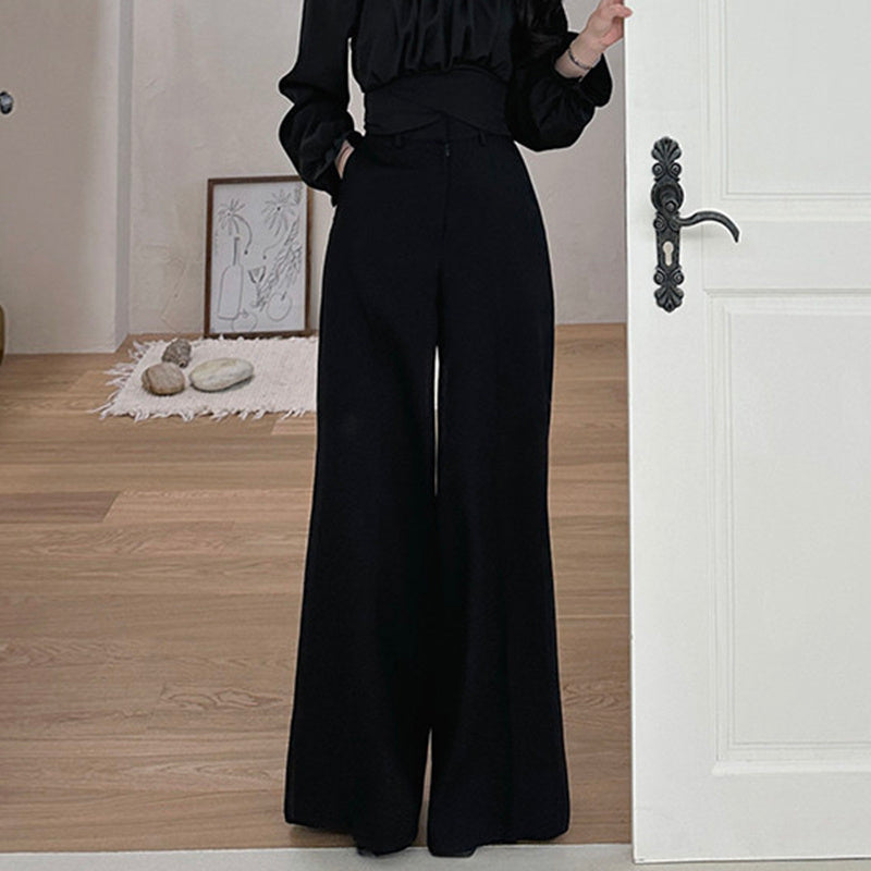 Esandro Vale™ - Pantalon large à jambes tombantes pour femmes