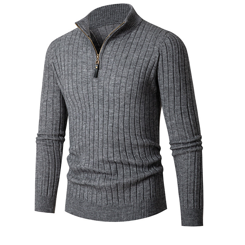 Casual Zip-Up Sweater