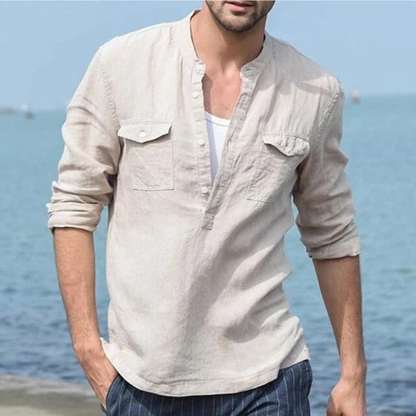 Esandro Vale™ - T-shirt à manches longues en coton