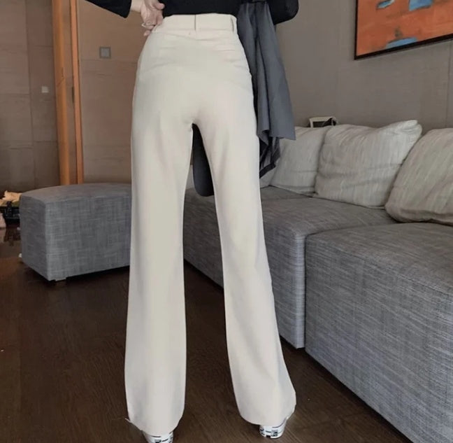 Esandro Vale™ - Pantalon taille haute pour femme