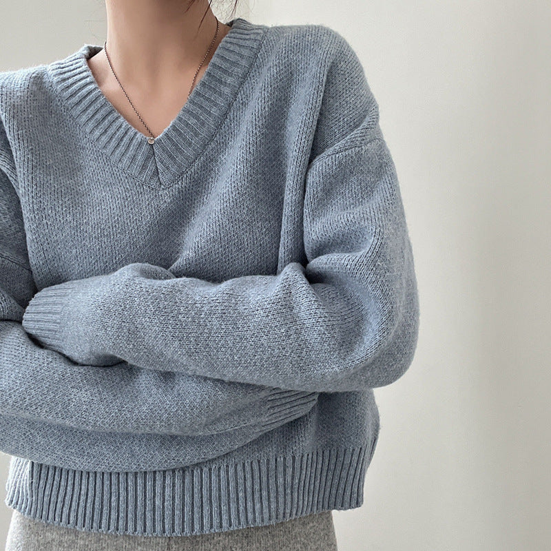 Esandro Vale™ - Pull col V pour femme