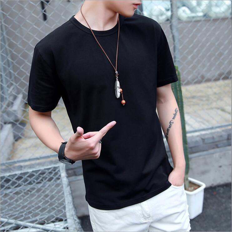 Esandro Vale™ - Solid Round Neck Tee