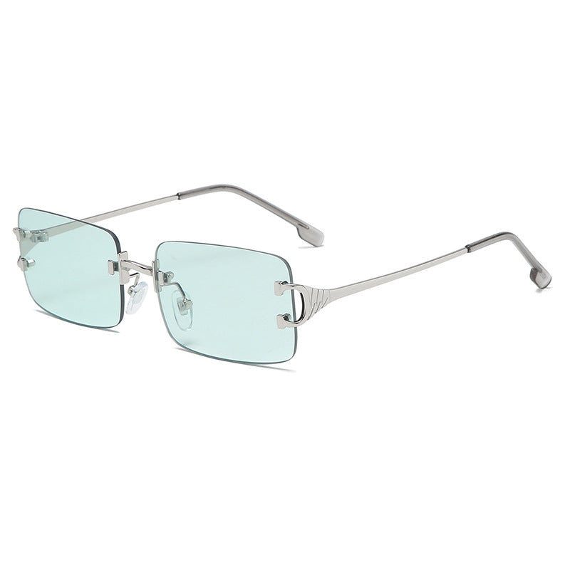 Retro Rimless Sunglasses