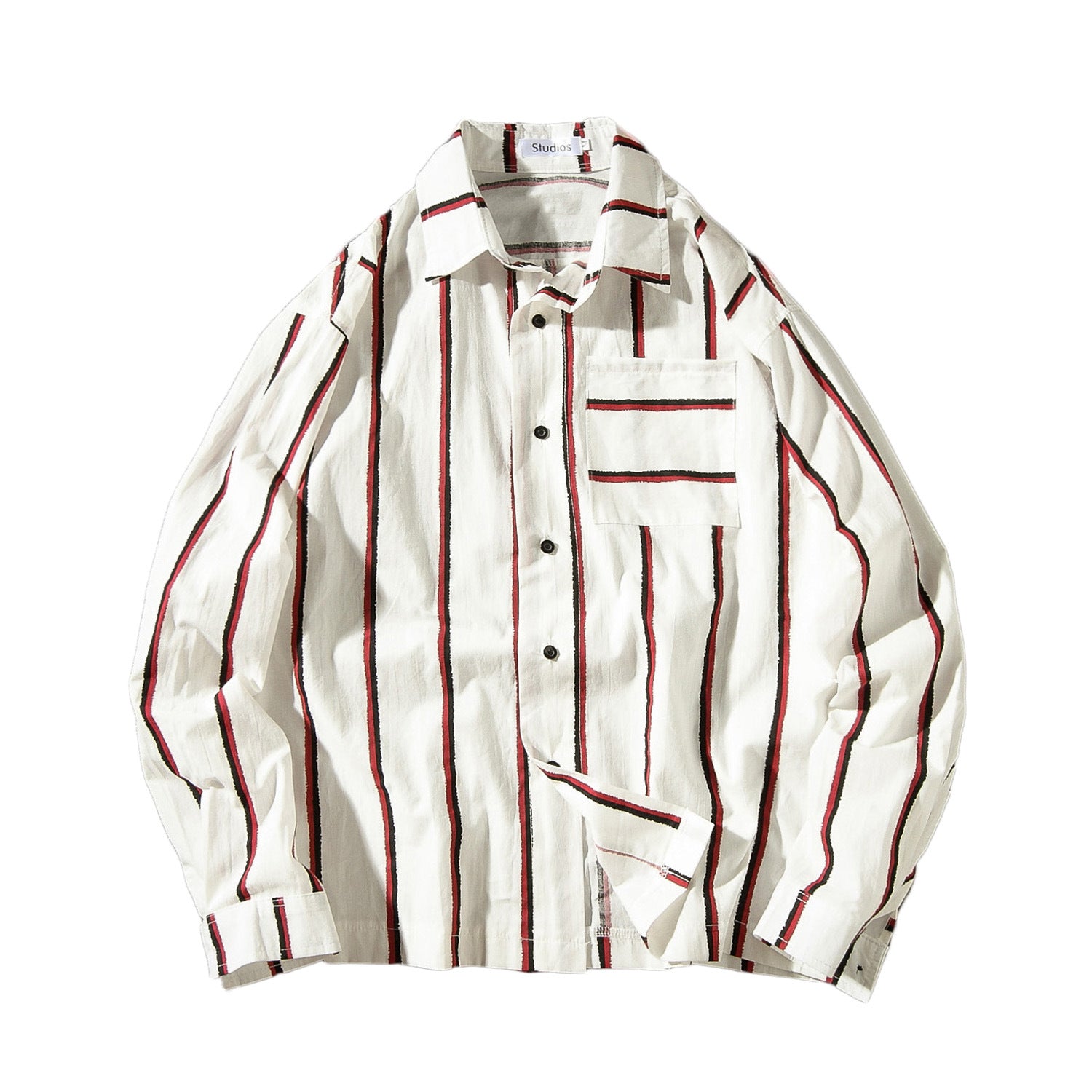 Esandro Vale™ - Loose Striped Button-Up