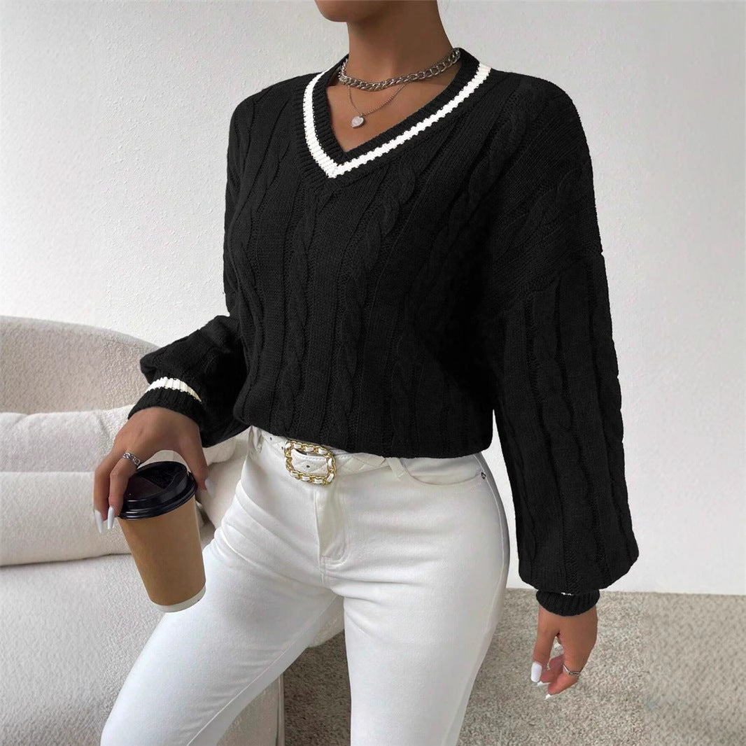 Cable Knit Pullover Sweater