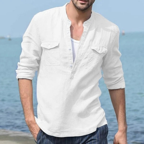 Esandro Vale™ - T-shirt à manches longues en coton
