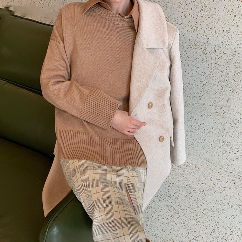 Esandro Vale™ - Pull ample classique pour femme