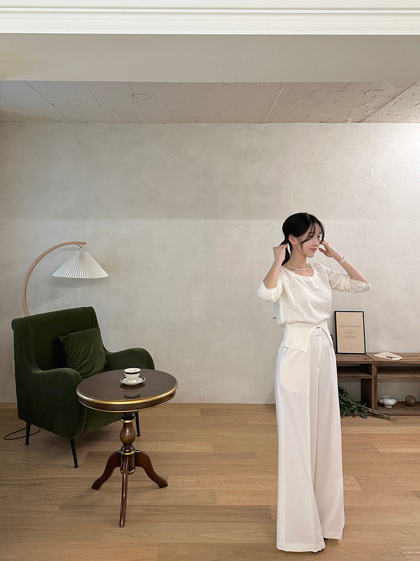 Esandro Vale™ - Pantalon large à jambes tombantes pour femmes