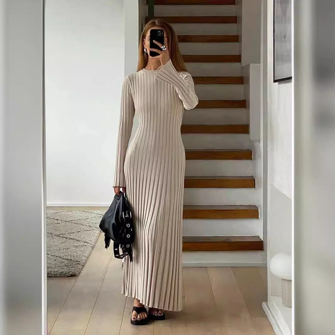 French Ribbed Dress