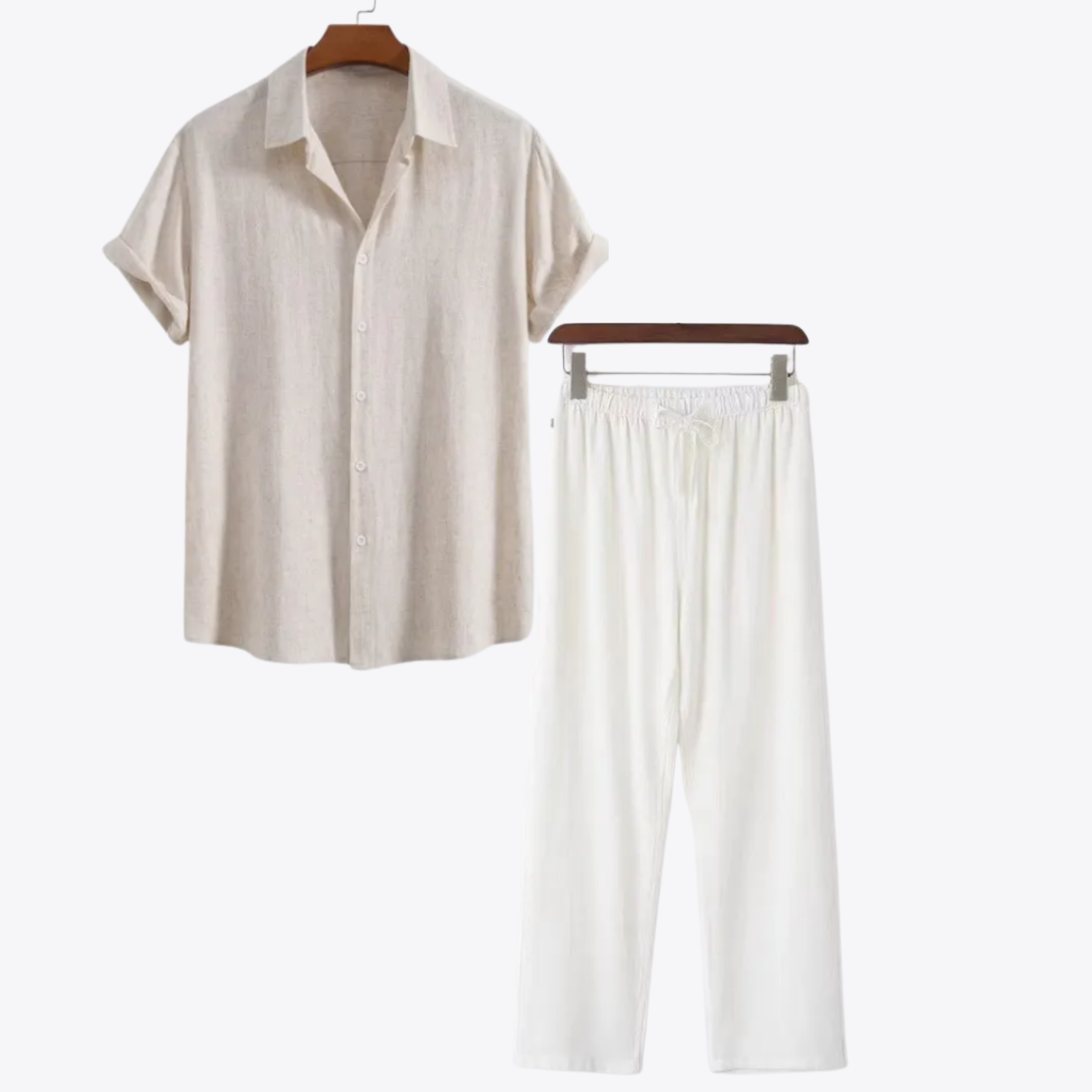 Men's Two Piece Linen Set