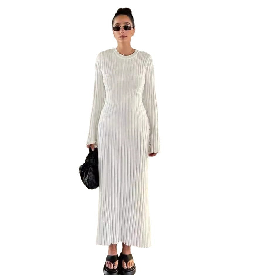 French Ribbed Dress