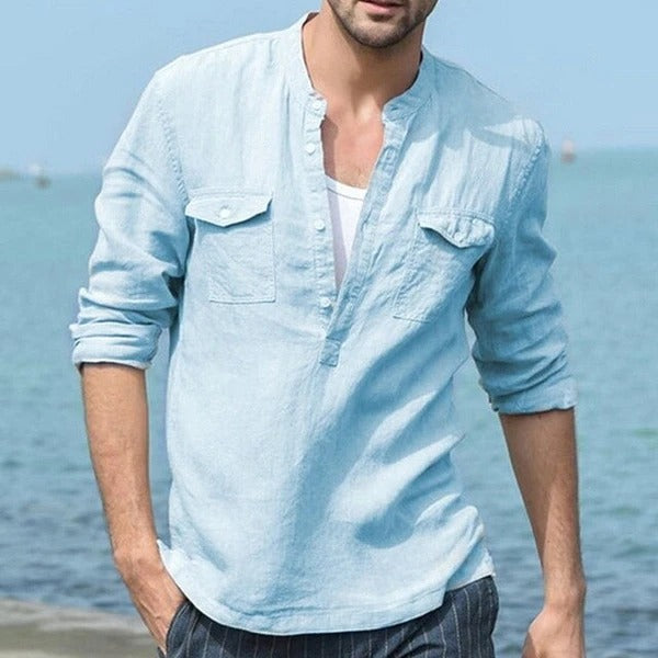 Esandro Vale™ - T-shirt à manches longues en coton