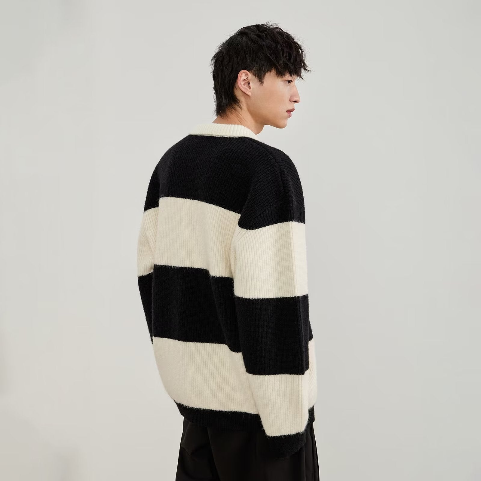 Esandro Vale™ - Winterlicher Streifenpullover