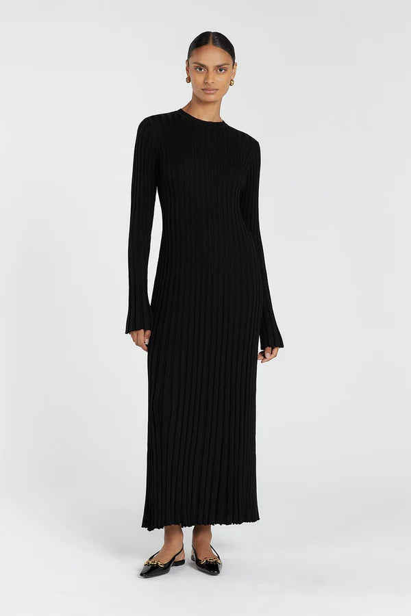 French Ribbed Dress