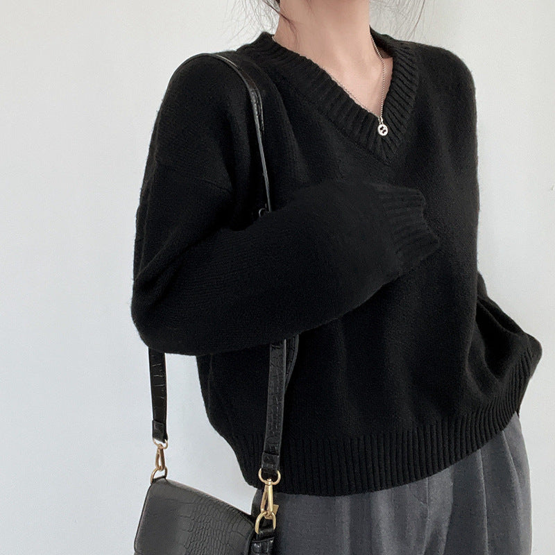 Esandro Vale™ - Pull col V pour femme