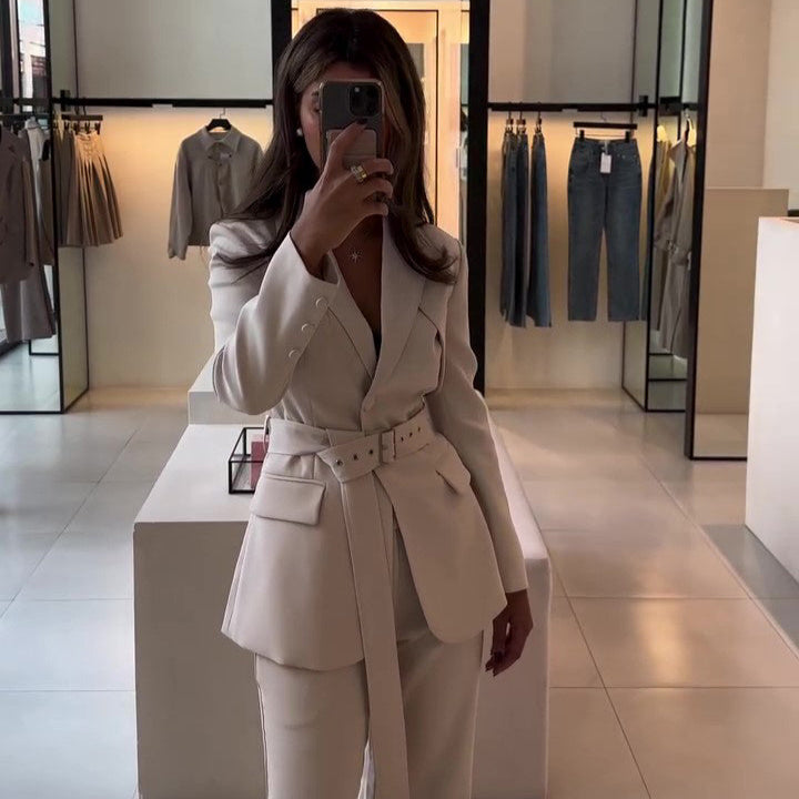 Natalia Belted Blazer