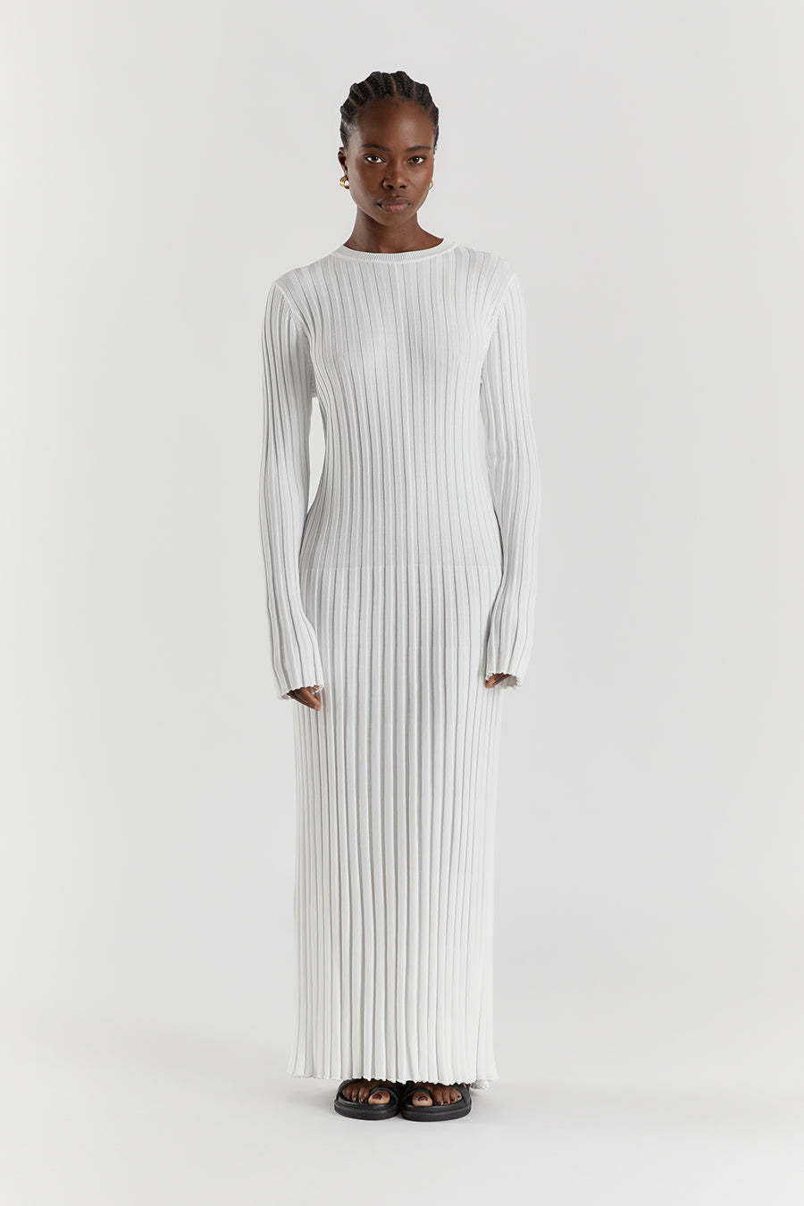 Long Pleated Dress