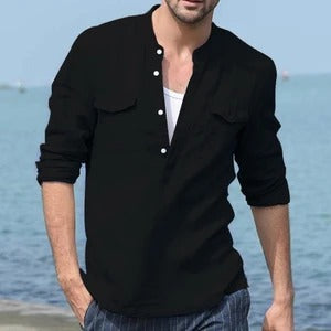 Esandro Vale™ - T-shirt à manches longues en coton