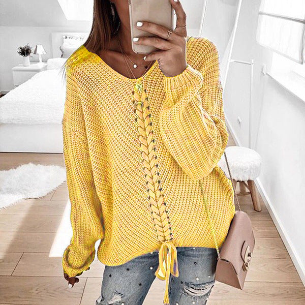 Esandro Vale™ - Haut en tricot ample pour femme