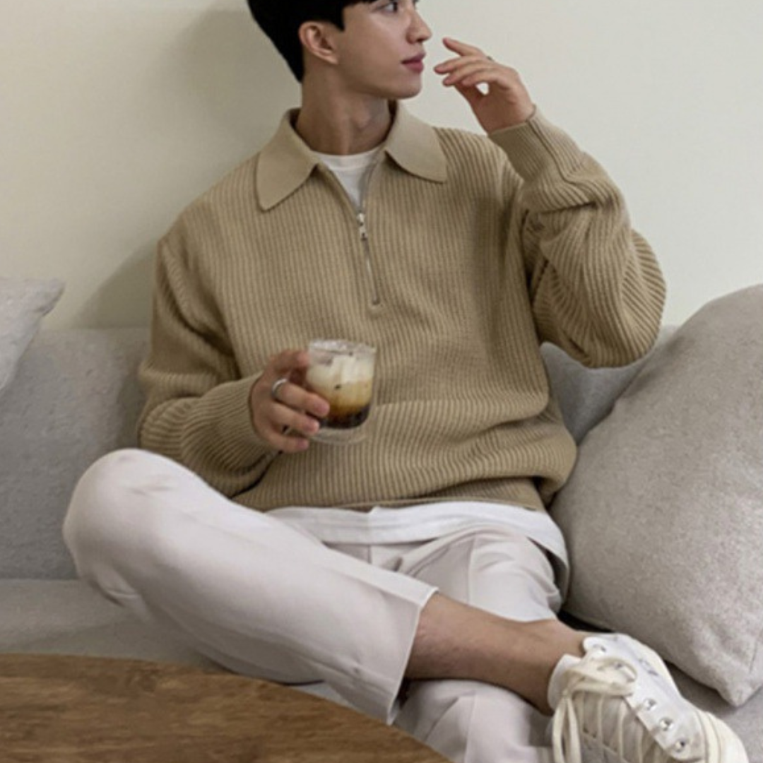 Quarter Zip Sweater