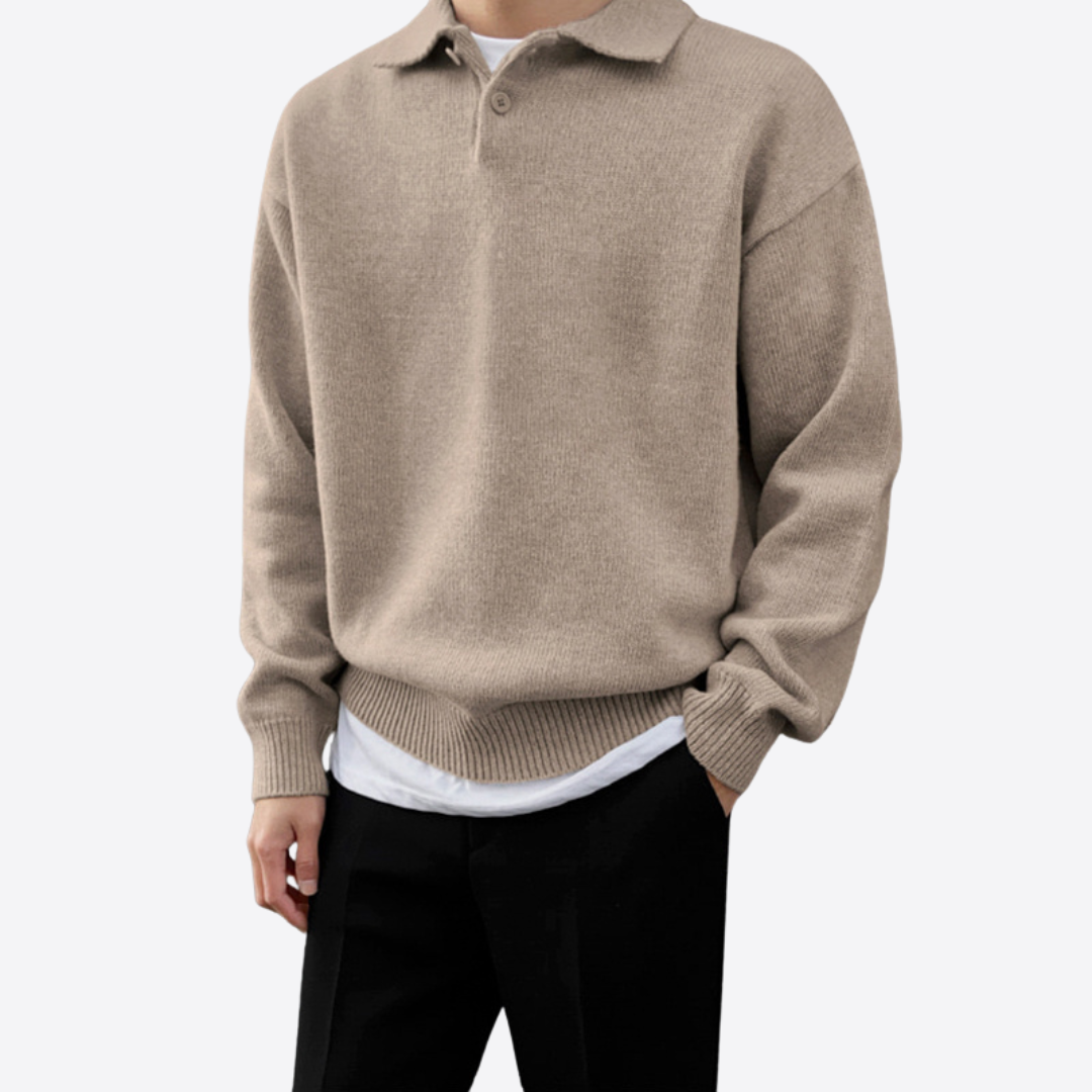 Woolen Quarter Button Up