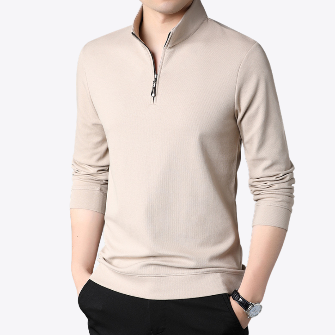Esandro Vale™ - Pull décontracté à fermeture éclair