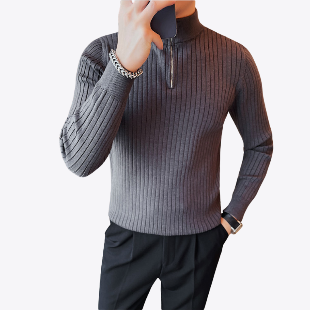 Esandro Vale™ - Pull à col tricoté