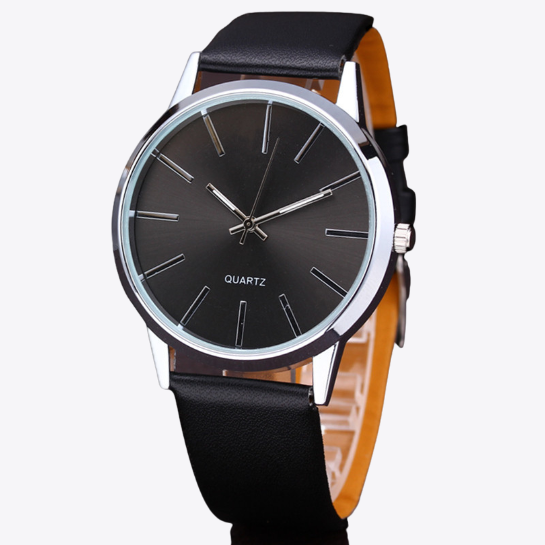 Leather Strap Watch