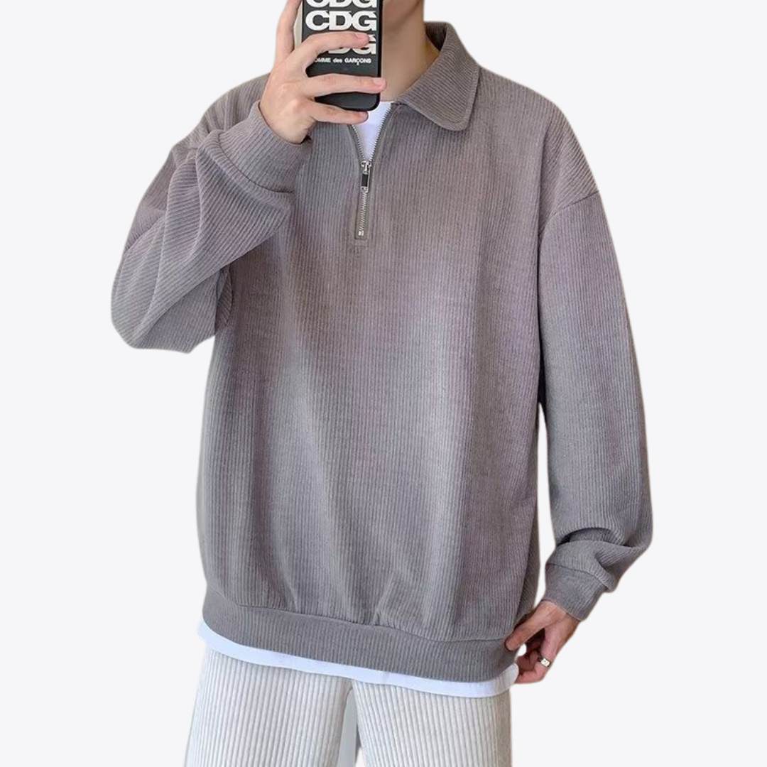 Esandro Vale™ - Pull à fermeture éclair