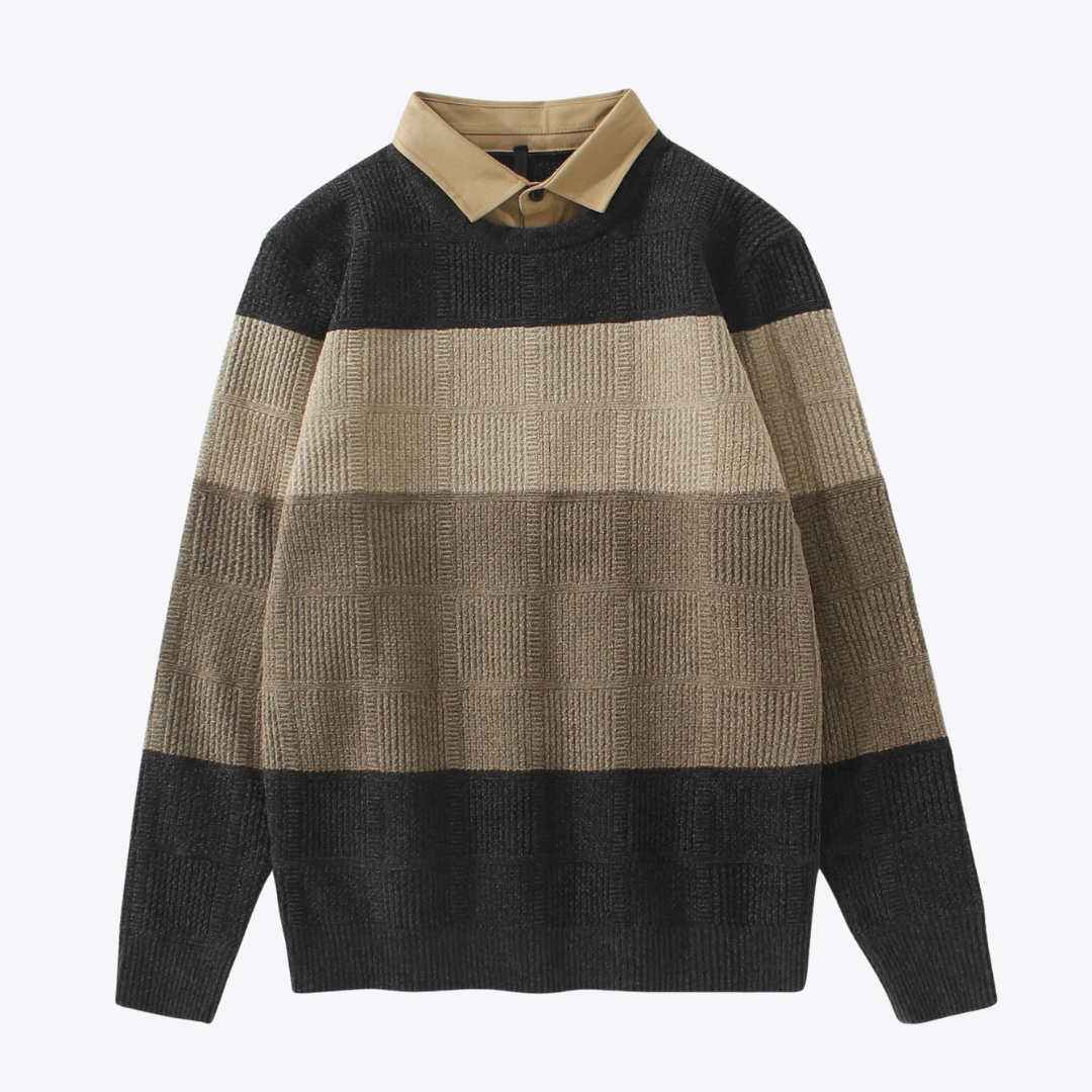 Esandro Vale Autumn Striped Sweater