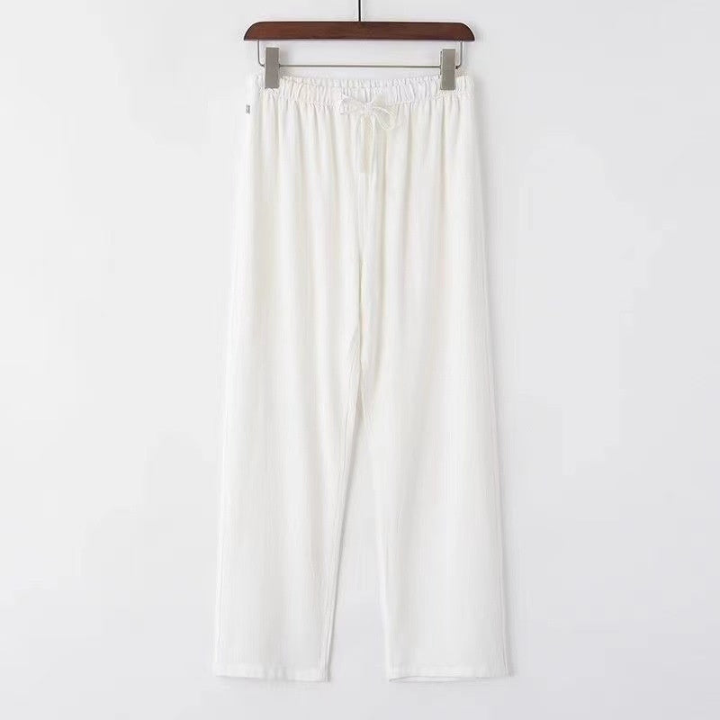 Drawstring Linen Pants