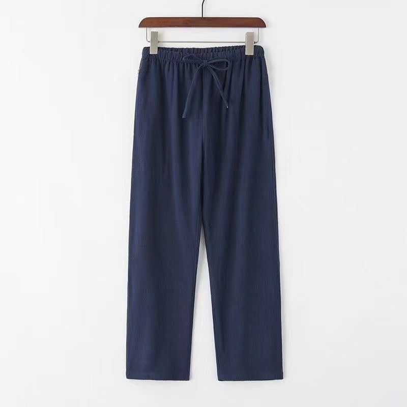 Drawstring Linen Pants