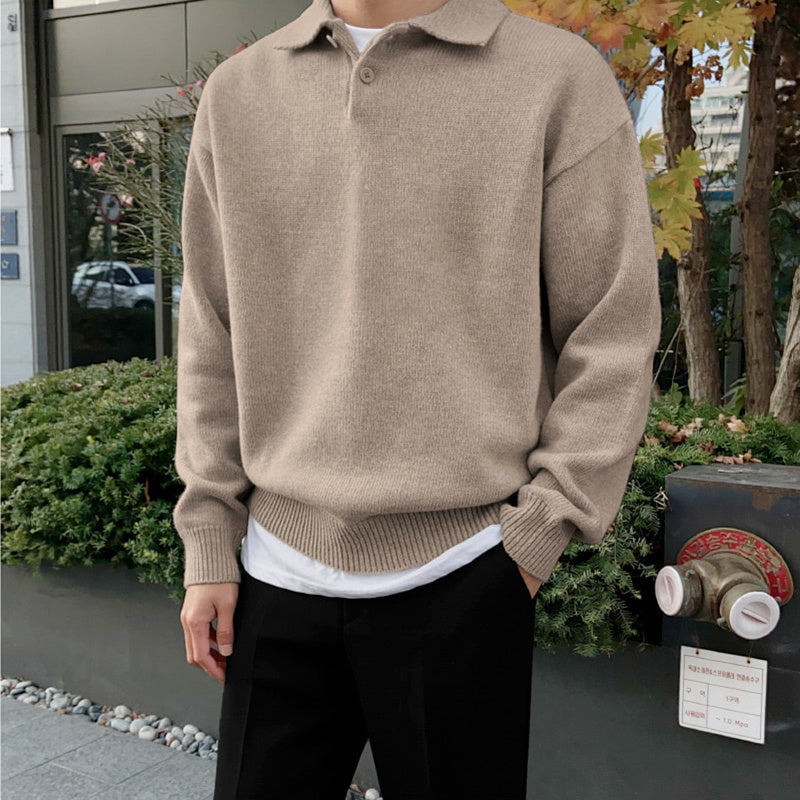 Woolen Quarter Button Up