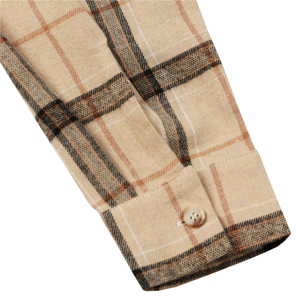 Esandro Vale™ - Klassisches kariertes Button-Up