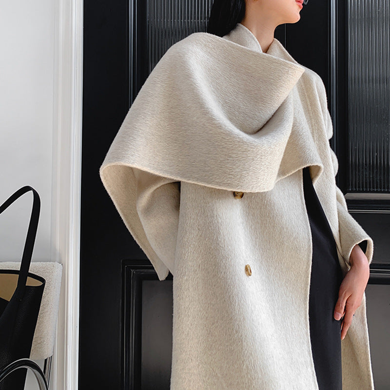 Esandro Vale™ - Manteau en cachemire fait main pour femme