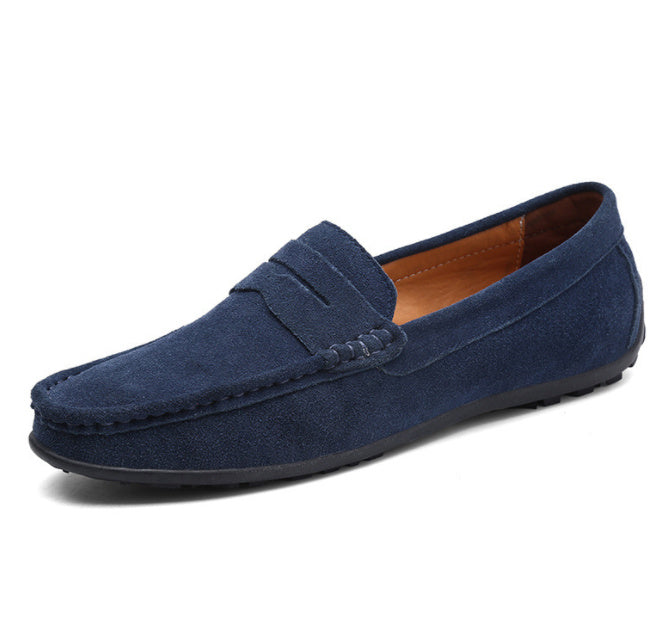 Suede Penny Loafers