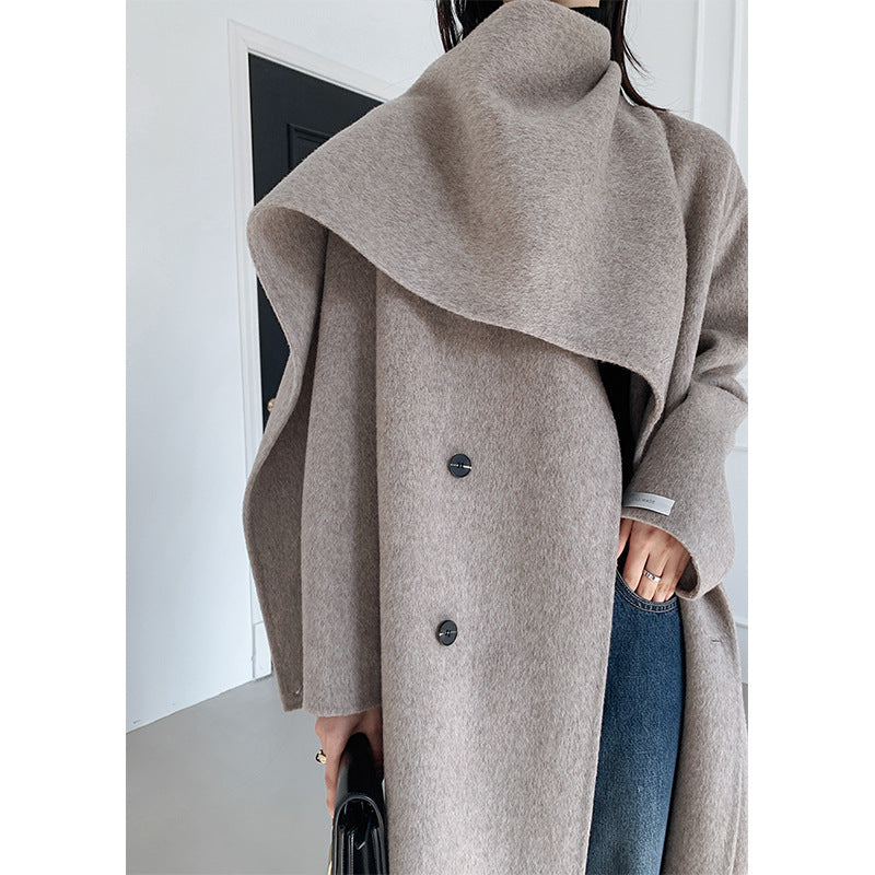 Esandro Vale™ - Manteau en cachemire fait main pour femme
