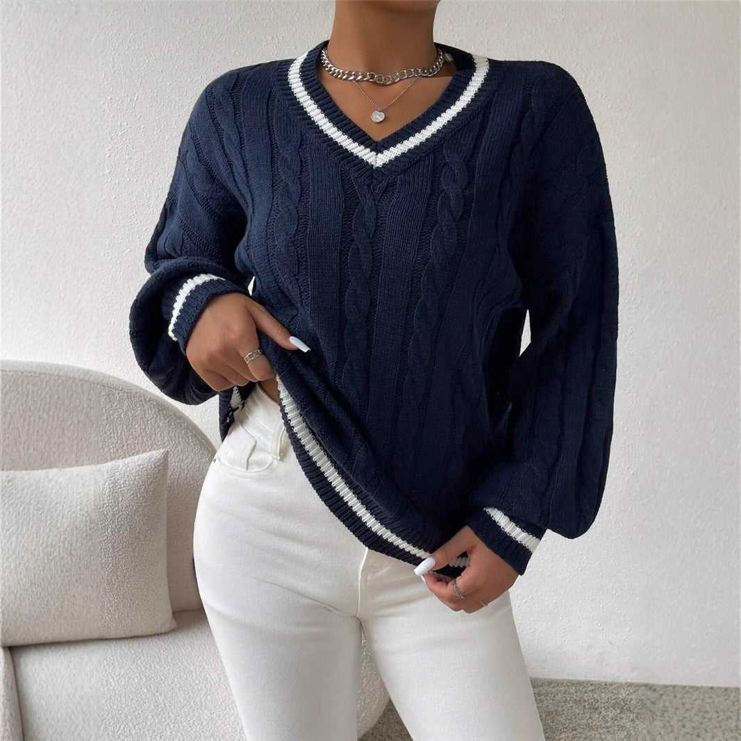 Cable Knit Pullover Sweater