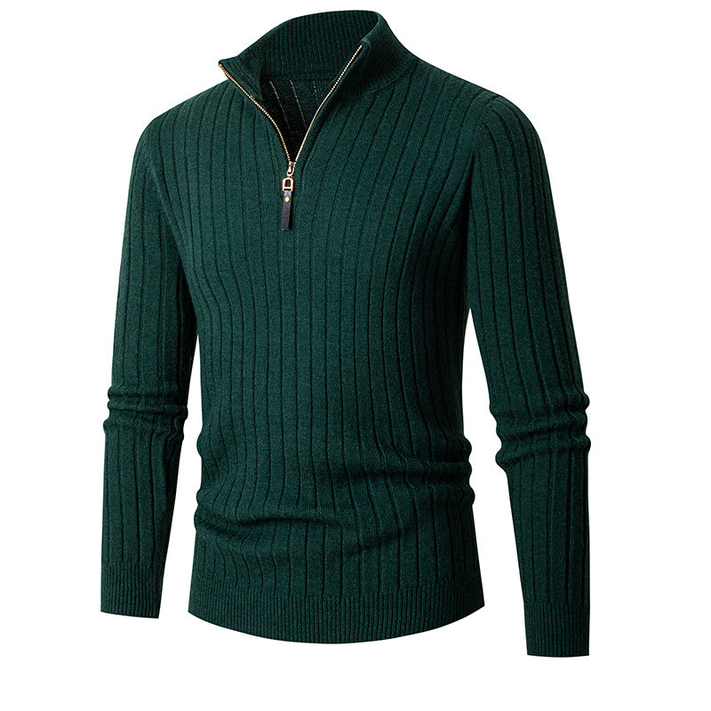 Casual Zip-Up Sweater