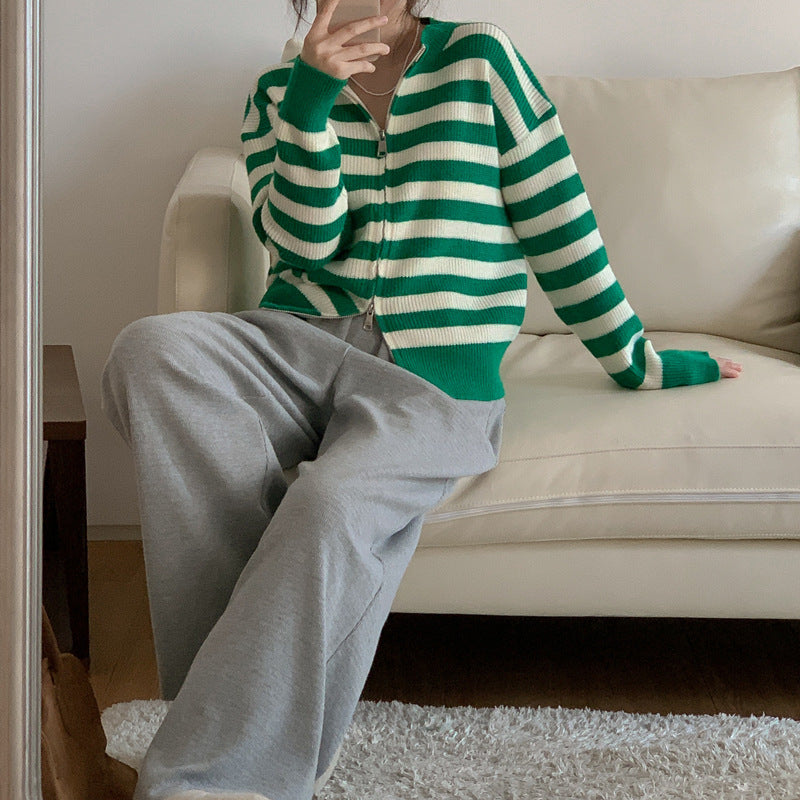 Esandro Vale™ - Pull rayé vintage