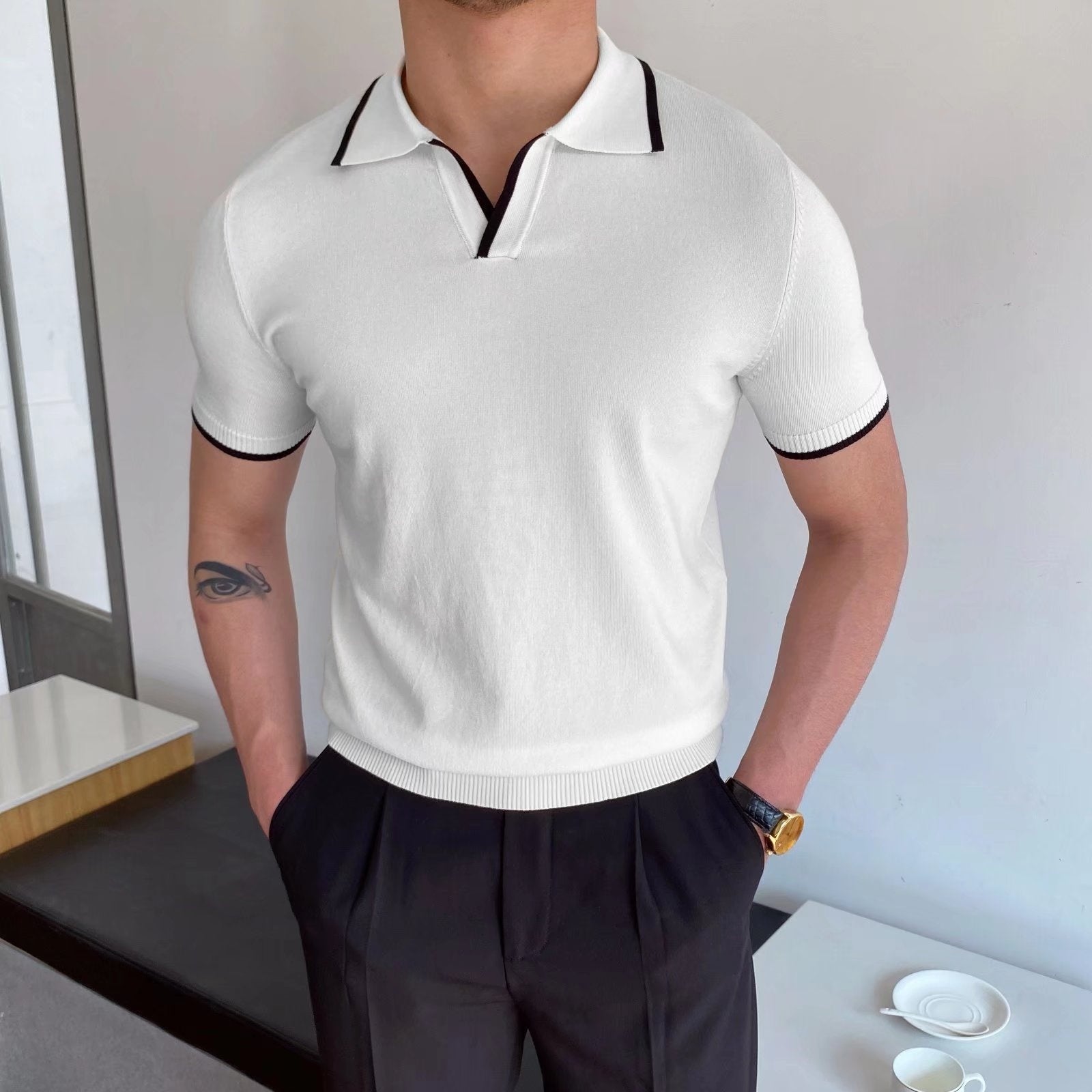 Lapel Polo