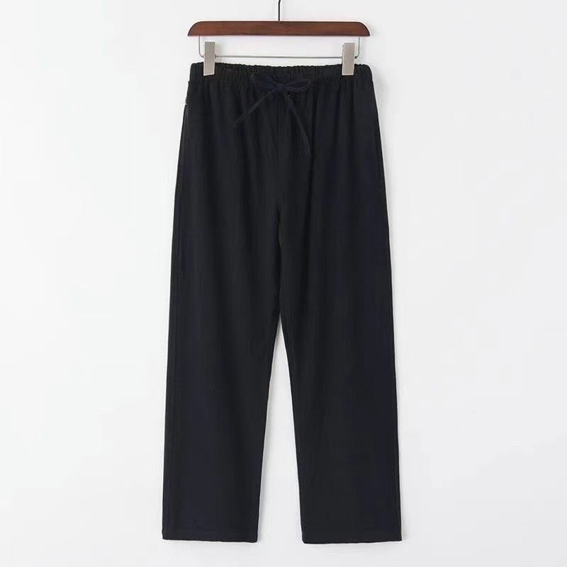 Drawstring Linen Pants