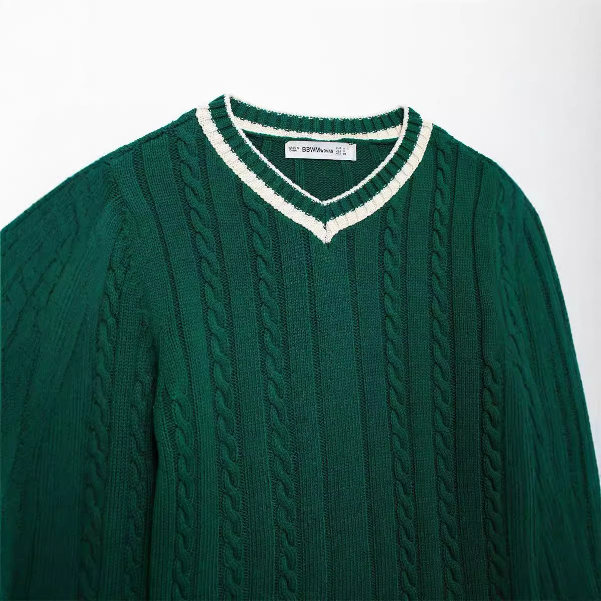 Cable Knit Pullover Sweater