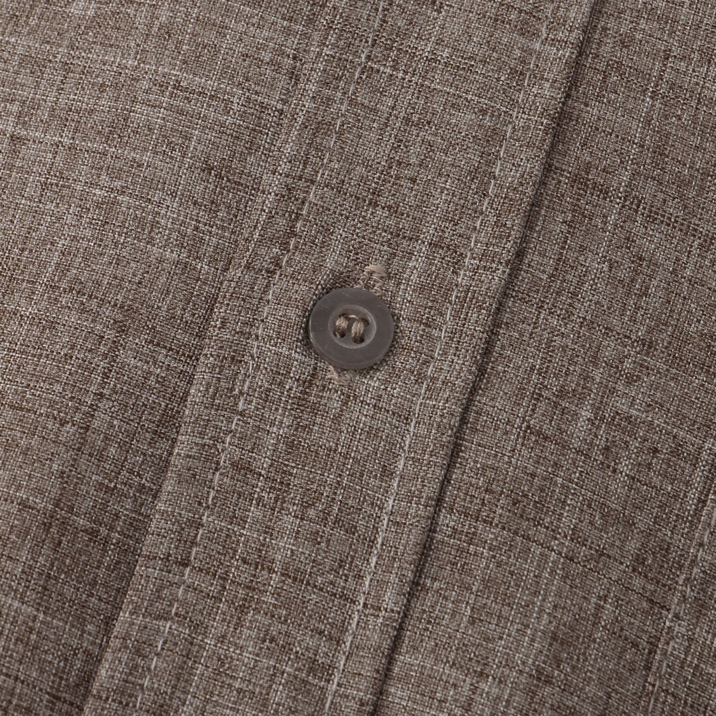 Esandro Vale™ - Chemise boutonnée en coton de couleur unie