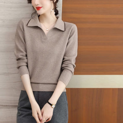 Collared Polo Sweater