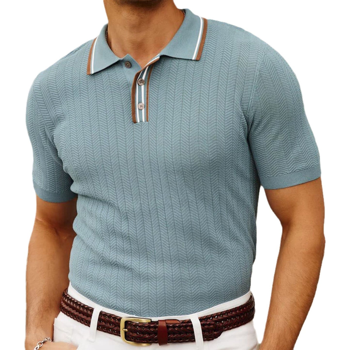 Lunaro Ribbed Short Sleeve