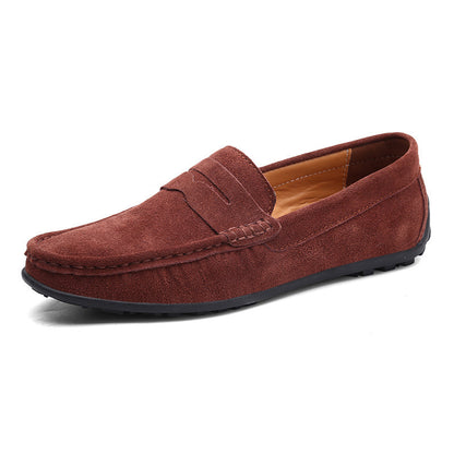 Suede Penny Loafers
