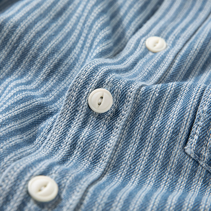 Esandro Vale™ - Striped Loose Button Up