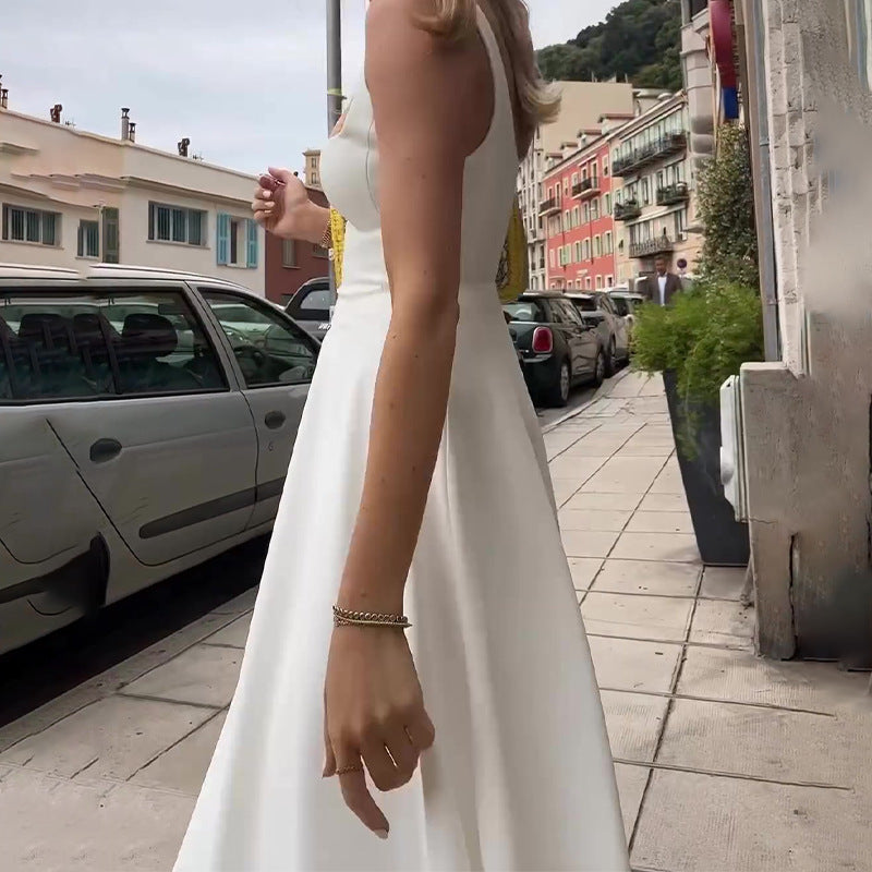 French Square Dress