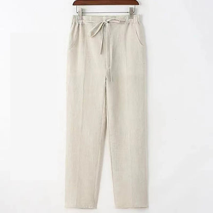 Drawstring Linen Pants